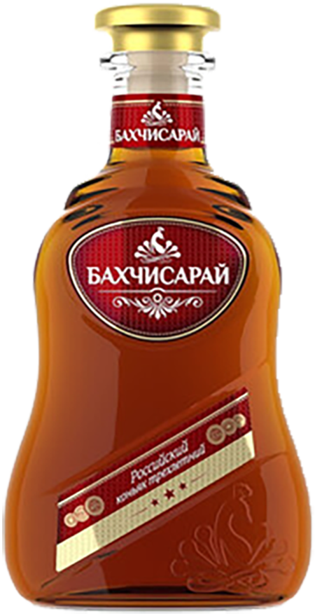 Коньяк Bakhchisaray 3 y.o. Бахчисарай 3 года 0.5 л