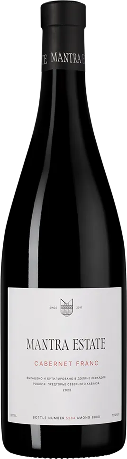 Каберне Фран Кубань. Крымск ЗГУ Мантра 0.75 л