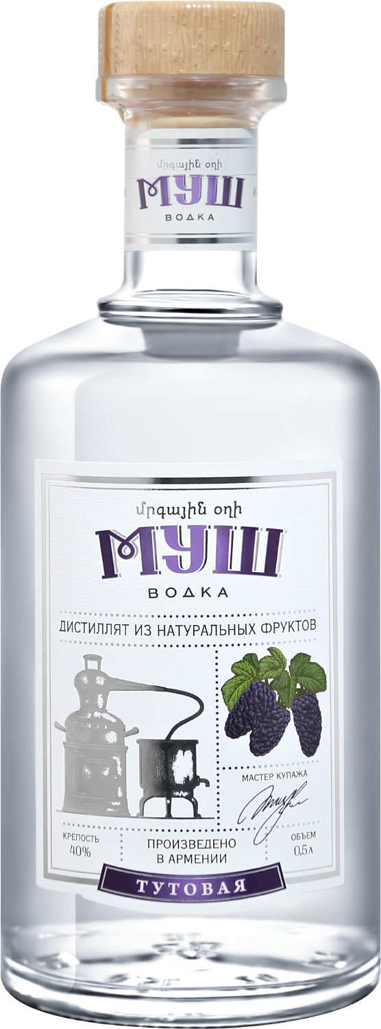Муш Тутовая Водка - 0.5&nbsp;л