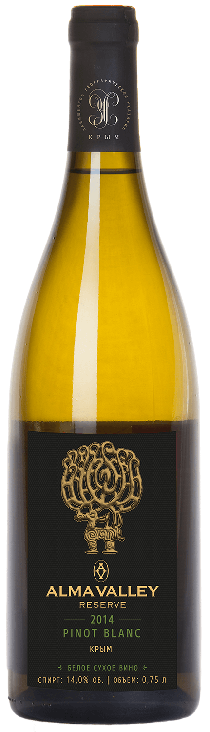 Пино Блан Резерв Крым ЗГУ Альма Валлей 0.75 л