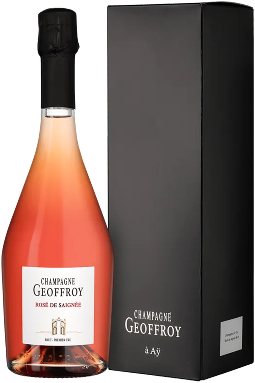 Розе де Сенье Премье Крю Брют Шампань AOC Жофруа в подарочной упаковке 2018 0.75 л