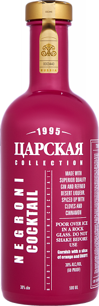 Tsarskaja Collection Negroni, 0.5 л