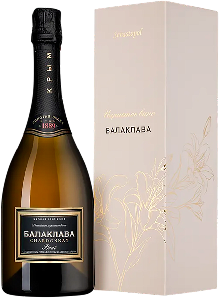Balaklava Chardonnay Brut Crimea Zolotaya Balka (gift box), 0.75 л в Нижнем Новгороде