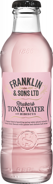 Franklin & Sons Rhubarb with Hibiscus Tonic Water, 0.2 л