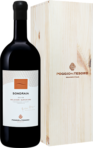 Sondraia Bolgheri Superiore DOC Poggio Al Tesoro (Подарочная упаковка), 1.5 л в Нижнем Новгороде