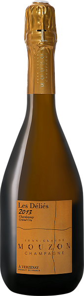 Jean-Claude Mouzon Les Delies Chardonnay Verzenay Grand Cru Champagne AOC Zero Dosage, 0.75 л в Нижнем Новгороде