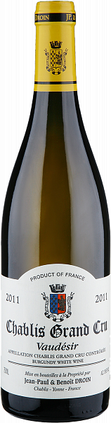Вино Vaudesir Chablis Grand Cru AOC Jean-Paul & Benoît Droin , 0.75 л