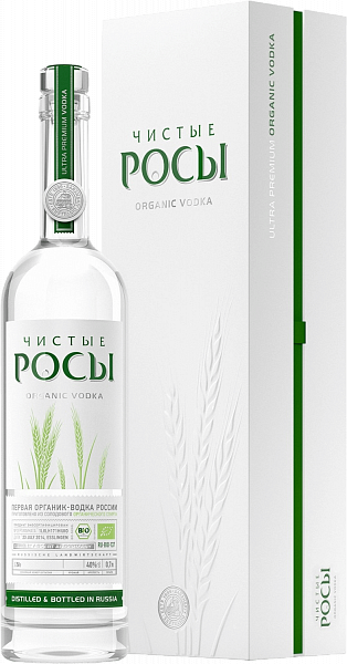 Vodka Chisti Rosi (gift box), 0.7 л
