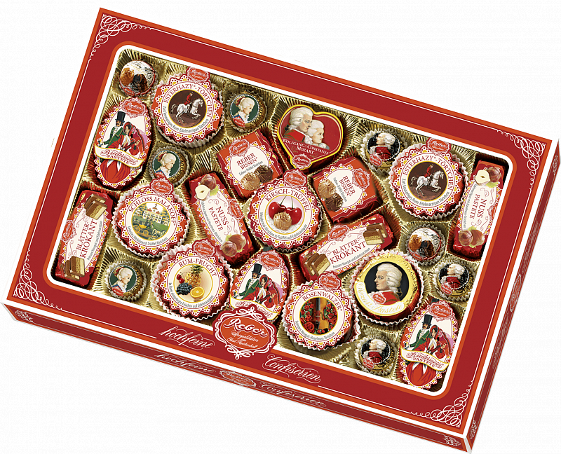 Моцарт подарочный набор шоколадных конфет Ребер 850г