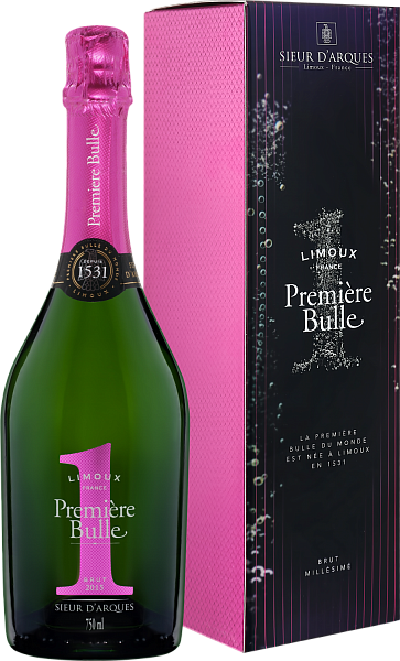 Premiere Bulle Brut Blanquette de Limoux AOC Sieur d‘Arques (gift box), 0.75 л в Нижнем Новгороде