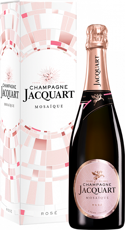 Жакарт Мозаик Розе Шампань AOC в подарочной упаковке 0.75 л