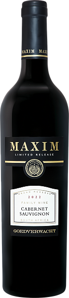 Maxim Cabernet Sauvignon Robertson Valley WO Goedverwacht Family Wines, 0.75 л в Нижнем Новгороде
