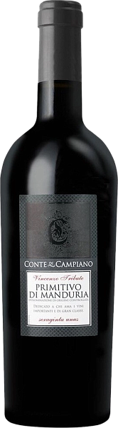 Conte di Campiano Primitivo di Manduria DOC Riserva Contri Spumanti, 0.75 л в Нижнем Новгороде