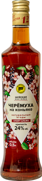 Shuyskaya Bird Cherry with Cognac, 0.5 л в Нижнем Новгороде