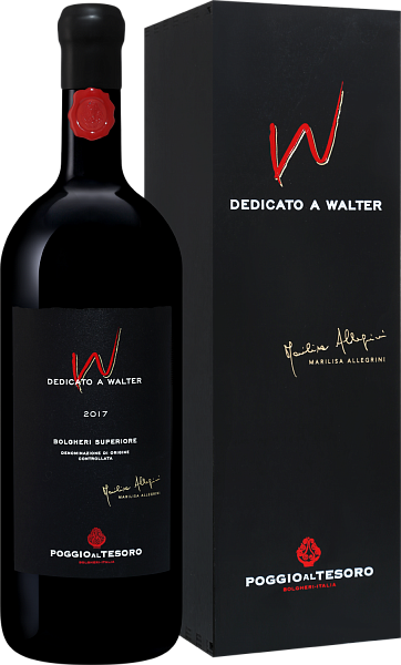 Dedicato A Walter Bolgheri Superiore DOC Poggio Al Tesoro (Подарочная упаковка), 1.5 л в Нижнем Новгороде