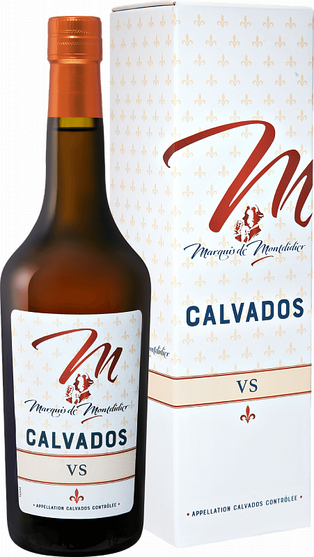 Маркиз де Мондидье VS Кальвадос AOC в подарочной упаковке - 0.7 л