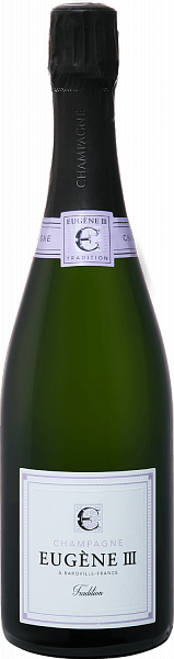 Eugene III Tradition Brut Champagne АOC Coopérative Vinicole de la Région de Baroville, 0.75 л